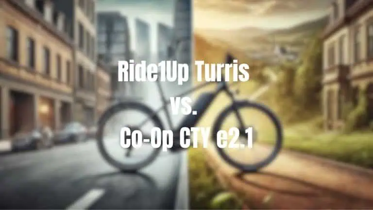 Ride1Up Turris vs. Co-Op CTY e2.1